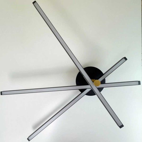 Світильник LED RIXOS 60W 4000K IP20 поворотний пісочно-чорний + золото Violux ( 200170 ) - фото №3