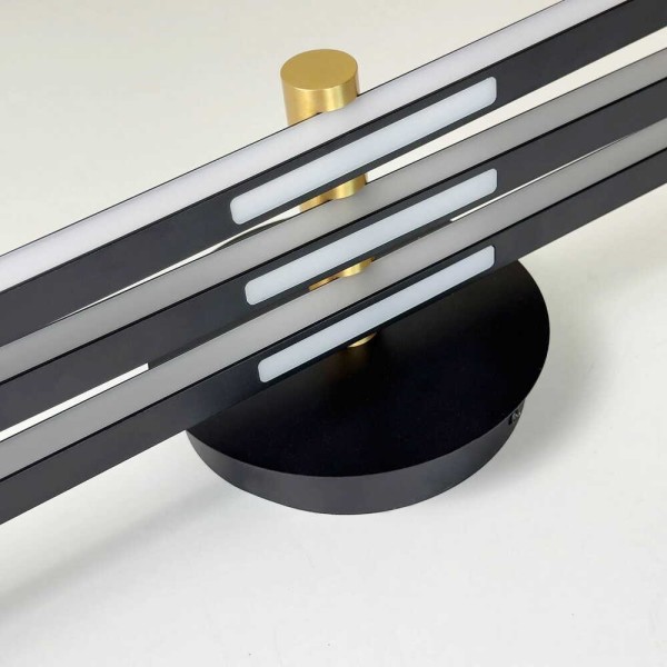 Світильник LED RIXOS 60W 4000K IP20 поворотний пісочно-чорний + золото Violux ( 200170 ) - фото №4