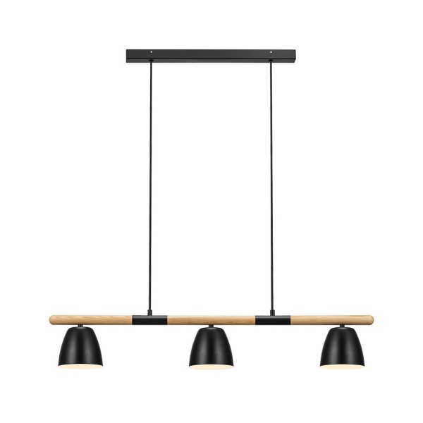 Подвесной светильник, люстра Nordlux 2112603003 Theo GU10 3x25W IP20 черный