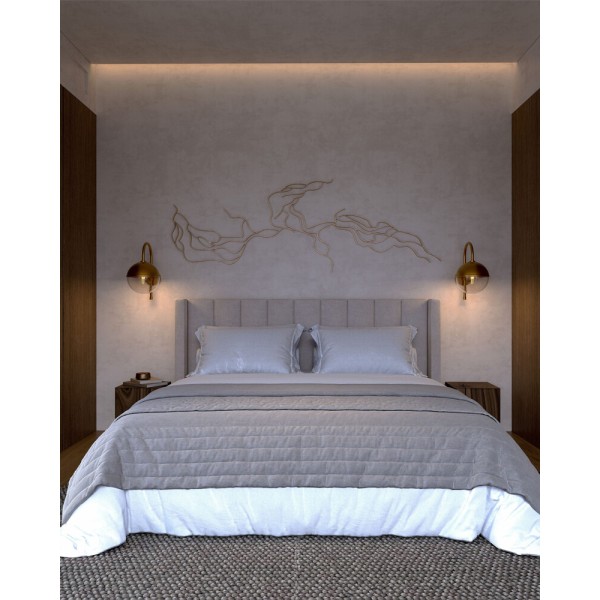 Бра, настінний світильник Pikart 38752-1 Kilinski E27 1x60W IP20 латунний - фото №2