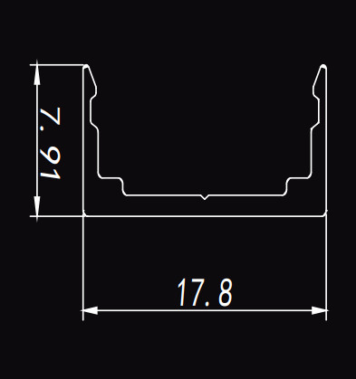 Алюминиевая клипса COLORS для NNT1615 (AS-NNT1615A-25) - фото №1