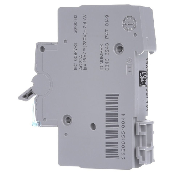 Выключатель нагрузки Hager SBN116 1P 16А/230В 1м - фото №3
