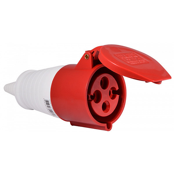 Силовой разъем Аско-Укрем ГП 3Р+РЕ 32А/4 (224) (A0080020005)