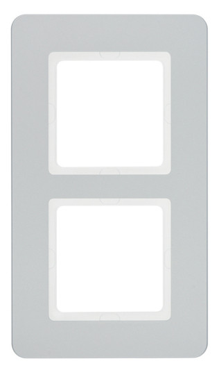 Рамка 2-местная алюминий Berker Q.7