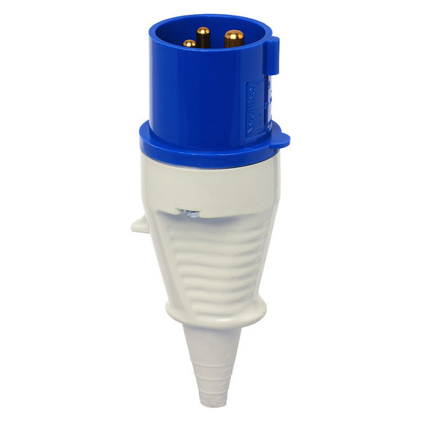 Силовий штекер на кабель WALTHER WL210306 (2P+E) 16А 230V IP44