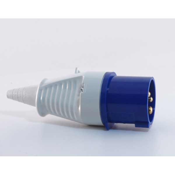 Силовий штекер на кабель WALTHER WL210306 (2P+E) 16А 230V IP44 - фото №2