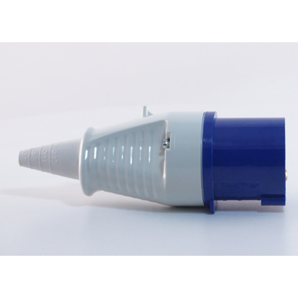 Силовий штекер на кабель WALTHER WL210306 (2P+E) 16А 230V IP44 - фото №4