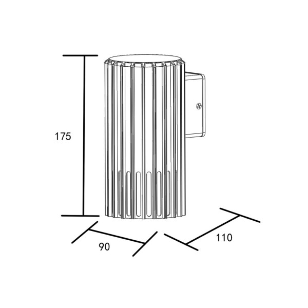 Вуличний світильник Goldlux 329332 Kuusamo E27 1x20W IP54 графітовий - фото №3
