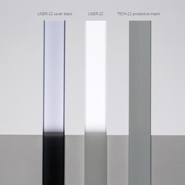 Рассеиватель KLUS LIGER-22 матовый черный, 3 метра (KLUS_B17032C_3) - фото №4