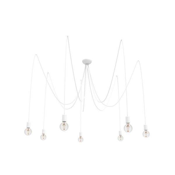 Люстра паук Nowodvorski 9743 Spider E27 7x25W IP20 белая