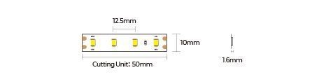 LED лента COLORS 80-2835-48V-IP67 5.8W 572Lm 4000K 20м (D880-48V-10mm-IP67-NW_20) - фото №2