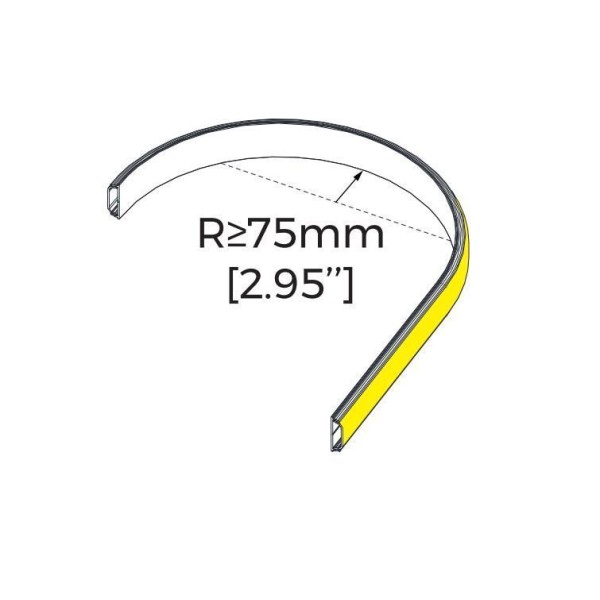 LED-профіль COLORS врізний, 2,5 метра (BS1805_2,5) - фото №4