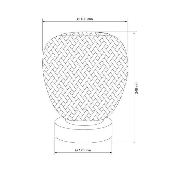 Настольная лампа Goldlux 329226 Zanzibar E27 1x20W IP20 Черный - фото №3