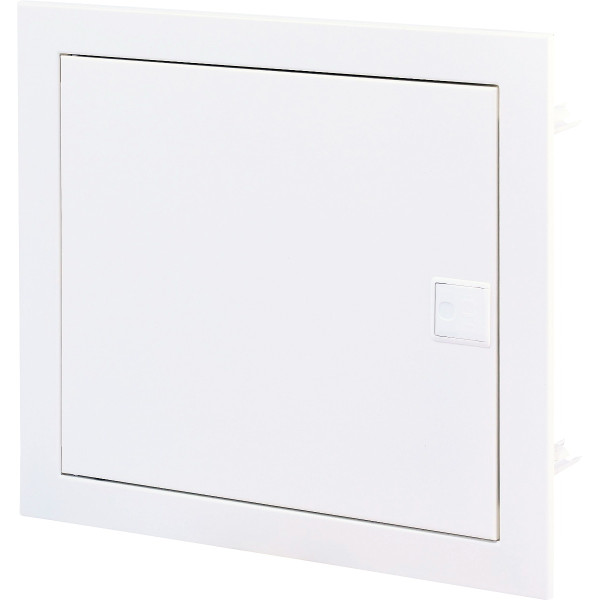 Металопластиковий електрощит ETI 001101025 ECG14 12+2 М з металевими білими дверцятами - фото №1