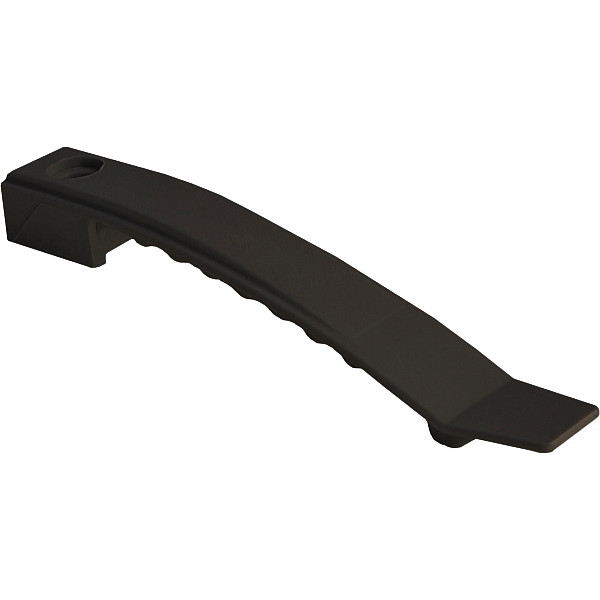 Кабельний затискач під дюбель (саморіз) Аско-Укрем 135мм 8 дротів чорний(10 шт)