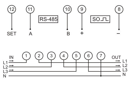 Счётчик электроэнергии ЛЕ-03M (LE-03M) - фото №4