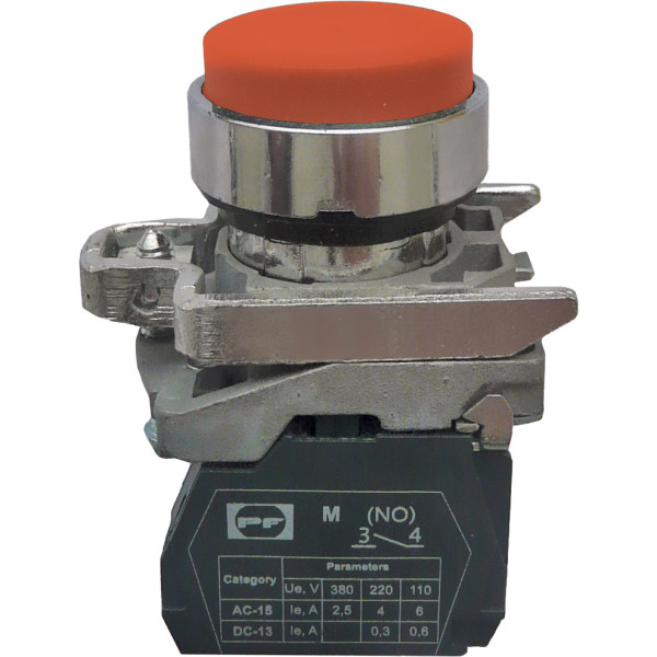 Кнопка Promfactor FP4-BL42 1NC червона (FP4-BL42)