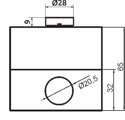 Одноместный пост управления Promfactor FP5-BOX1W3 с кнопкой "START" - фото №3