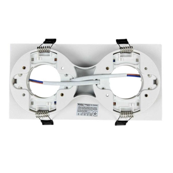 Світильник точковий Violux TORONTO-2L GX53 IP20 білий ( 132005 ) - фото №2