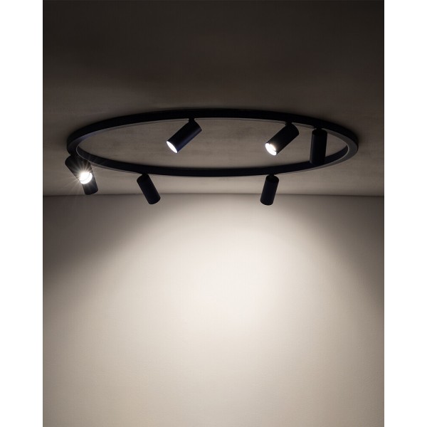 Люстра Nowodvorski 11947 Fourty Round GU10 R35 7x10W IP20 синя - фото №2