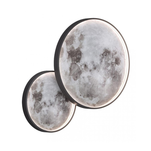 Бра, настенный светильник Kloodi WA-MOON 600 CCT LED 1x12W 3000K-6000K IP20 Bk - фото №1