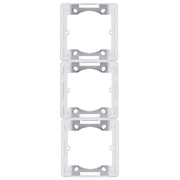 Адаптер Hager WL5830 Lumina-Intense 3Х з/в (білий)