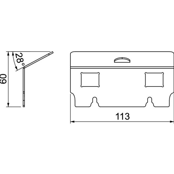 Додатковий супорт OBO Bettermann (7368474) для UDHOME2 2хRJ45 тип C (Keystone Brand-Rex R&M) - фото №2