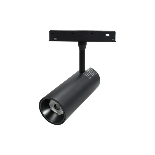 Магнітний трековий світильник Oledim 7771365 OL57A LED 1x12W 3000K/4000K/6000K 90Lm IP20 чорний