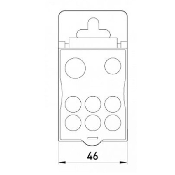 Блок распределительный E.Next 80А - фото №1