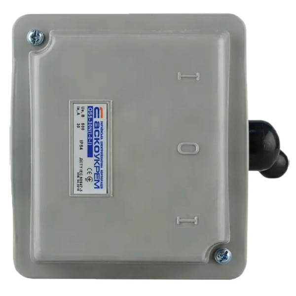 Рубильник Аско-Укрем QS5-30N A0100010005 1-0-1 на 30А - фото №3