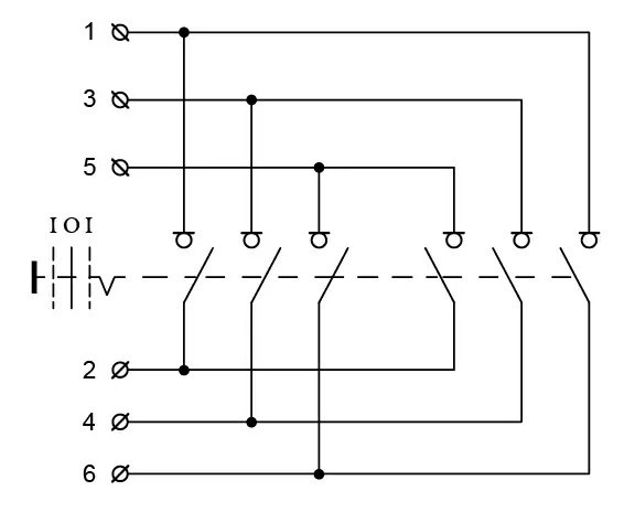 Рубильник Аско-Укрем QS5-30N A0100010005 1-0-1 на 30А - фото №4