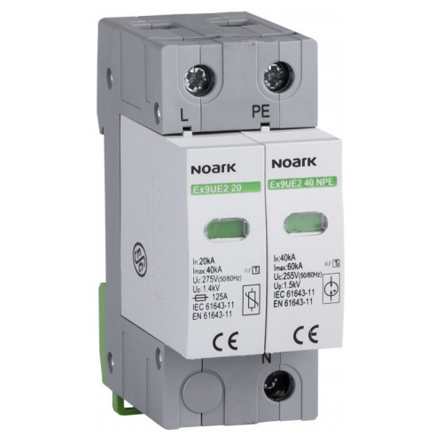 ПЗІП NOARK Ex9UE2 20 2 (C) 40кА 275В AC 1P+N (103349)