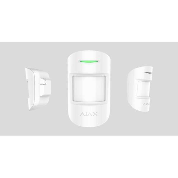 Бездротовий датчик виявлення руху Ajax 1151 MotionProtect Plus white (PIR-сенсор та мікрохвильовий датчик) - фото №2