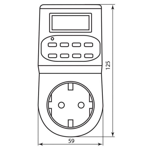 Таймер TM22/61925 3500W/16A - фото №7