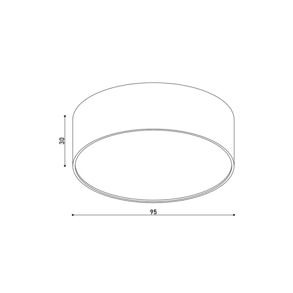 Точковий світильник Kloodi KD-ROY95 12W 4К IP44 WH LED 1080Lm білий - фото №2