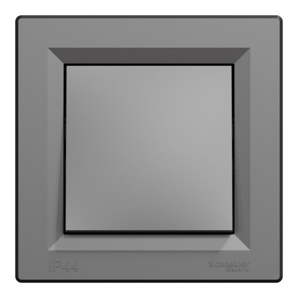 Одноклавішний вимикач Schneider Electric Asfora EPH0100271 (антрацит)