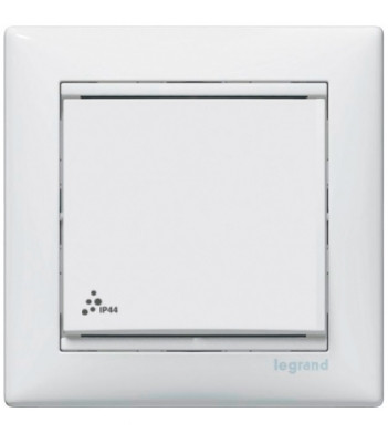 Механизм 1-кл. выключателя Valena IP44 белый - фото №1