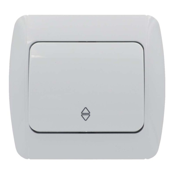 Выключатель ELBI ZIRVE Fixline белый 1кл проходной ( 501-010201-209 )