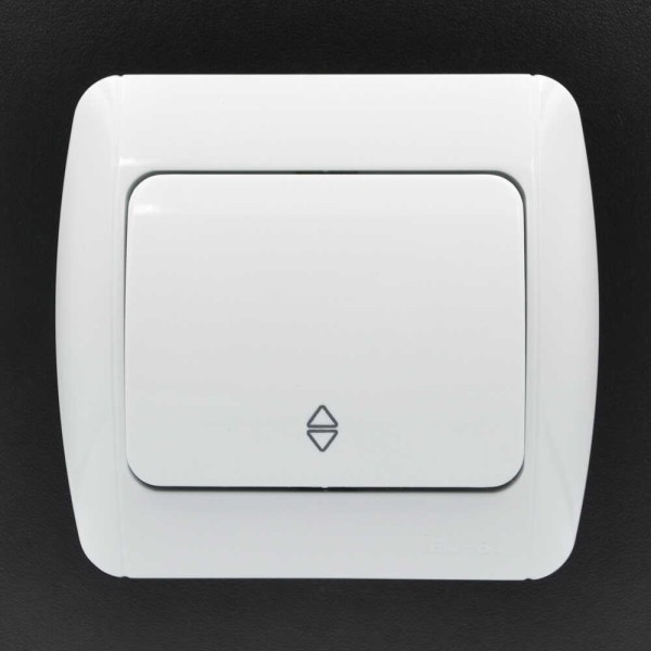 Выключатель ELBI ZIRVE Fixline белый 1кл проходной ( 501-010201-209 ) - фото №4