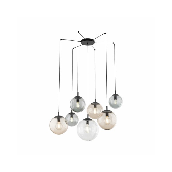 Підвісний світильник TK Lighting 4863 Esme E27 7x15W IP20 Bk - фото №2