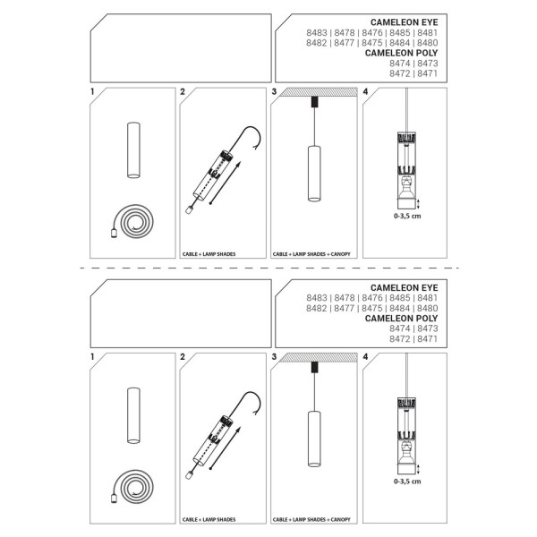 Абажур Nowodvorski 8485 Cameleon Eye M GU10 Brass - фото №3