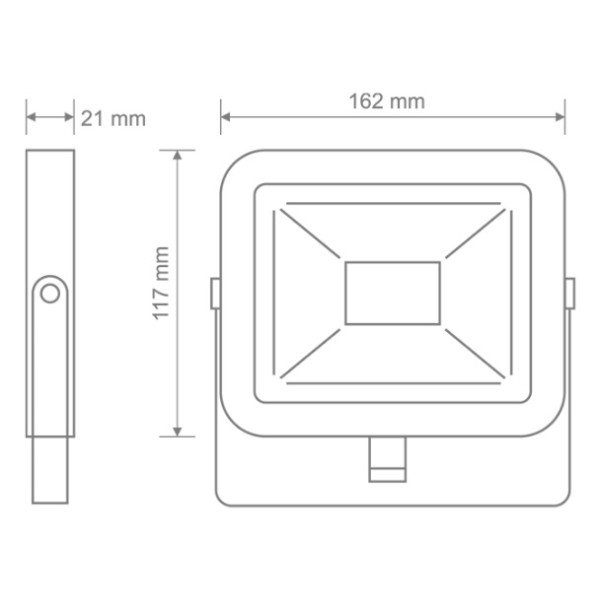 LED прожектор Maxus FL-02 20Вт 5000K (1-MFL-02-2050) - фото №2