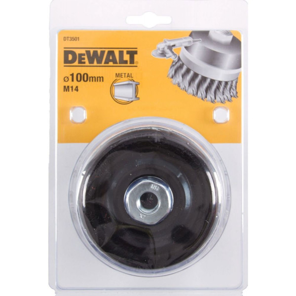 Металева щітка DeWALT DT3501 100мм - фото №1