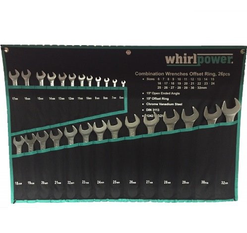 Набор комбинованых ключей Whirlpower 1242-1-G26 (23238) 6-32мм (26шт в чехле)