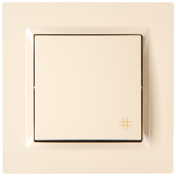 Вимикач перехресний Simon 10 кремовий - фото №2