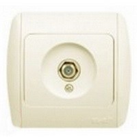 Розетка ELBI ZIRVE Fixline кремовая спутниковая SAT F-розьем (501-000301-280)