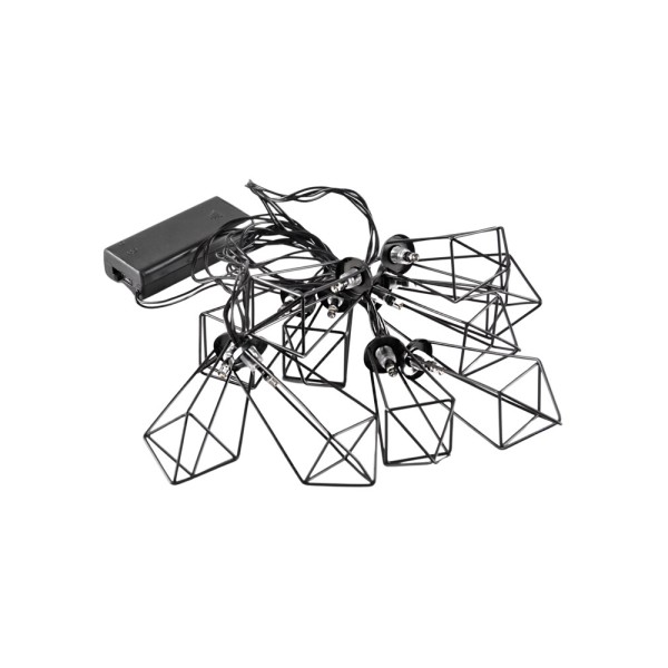 Гирлянда на батарейках Goldlux 312891 Alborg LED 2700K IP20 черная