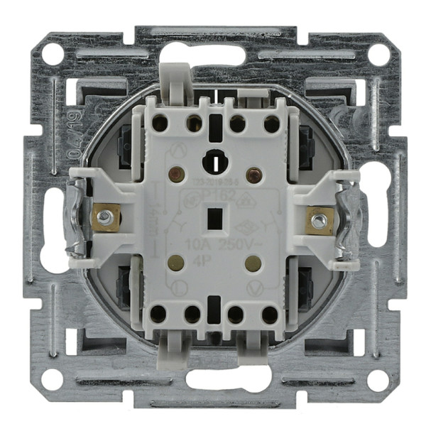 Выключатель для жалюзи без рамки антрацит Asfora, EPH1300171 - фото №3