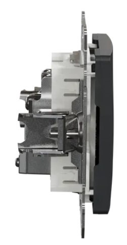 Кінцева TV-розетка 4 дБ Schneider Electric Sedna Design & Elements чорна SDD114471 - фото №2