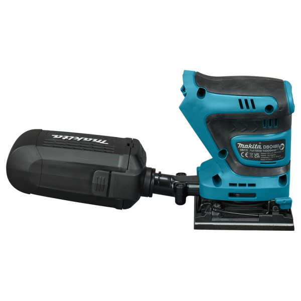 Аккумуляторная эксцентриковая шлифмашина Makita DBO480Z LXT 18В 112x102мм - фото №3